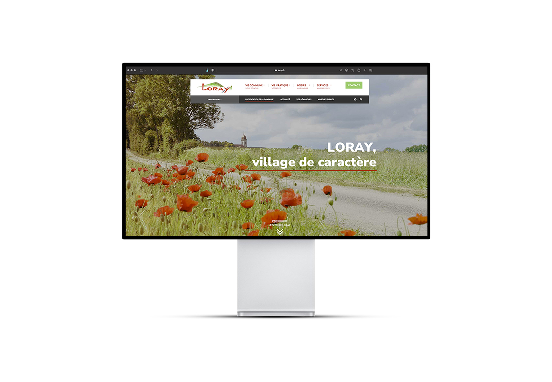 Site web village de Loray