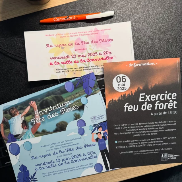 Conception et impression express pour livraison dans les boîtes aux lettres des Oricampiens ! 
#flyers #invitations #print #doubs #orchampsvennes