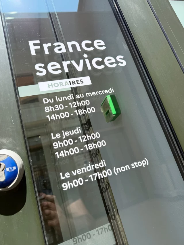 Cervolant Communication 1 Mise à jour des horaires pour la réouverture de France Services à Morteau !